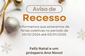 AVISO DE RECESSO
