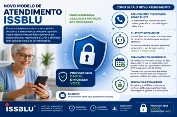 ISSBLU moderniza atendimento com foco em segurança e proteção de dados