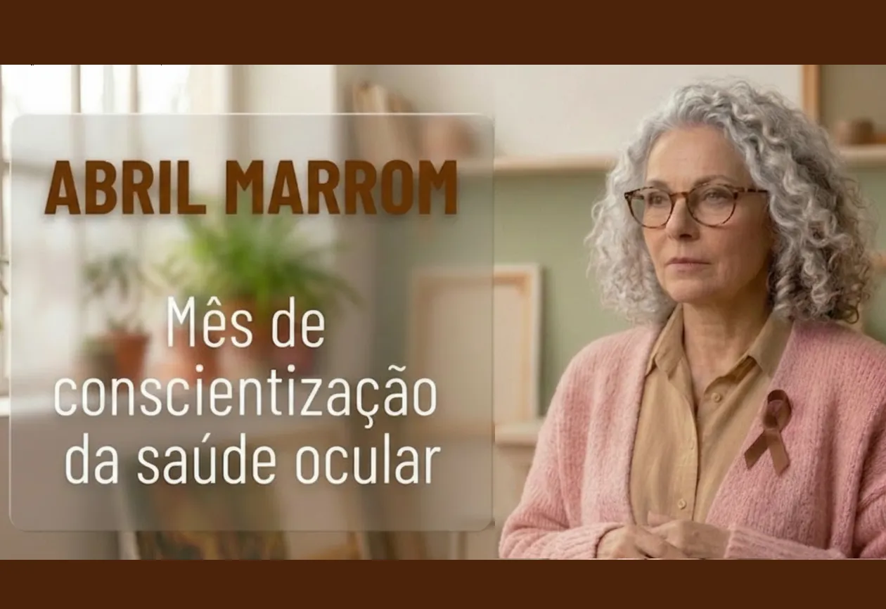 Abril Marrom - Mês de conscientização da saúde ocular